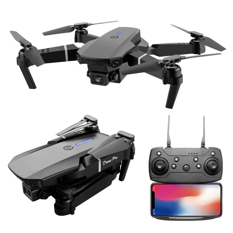 ✈️ Falcon View (4k-1080P-HD Drone with WIFI FPV, Altitude hold, Headless Mode & Visual Positioning)