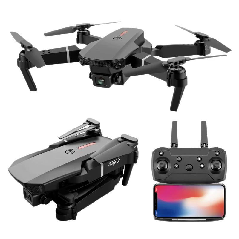 ✈️ Falcon View (4k-1080P-HD Drone with WIFI FPV, Altitude hold, Headless Mode & Visual Positioning)