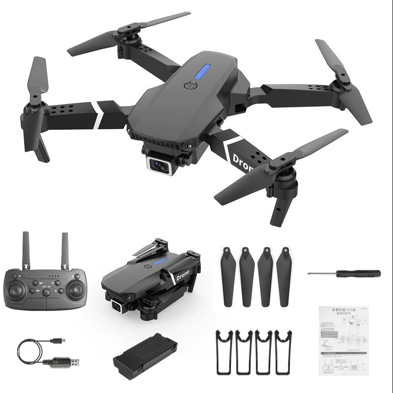 ✈️ Falcon View (4k-1080P-HD Drone with WIFI FPV, Altitude hold, Headless Mode & Visual Positioning)